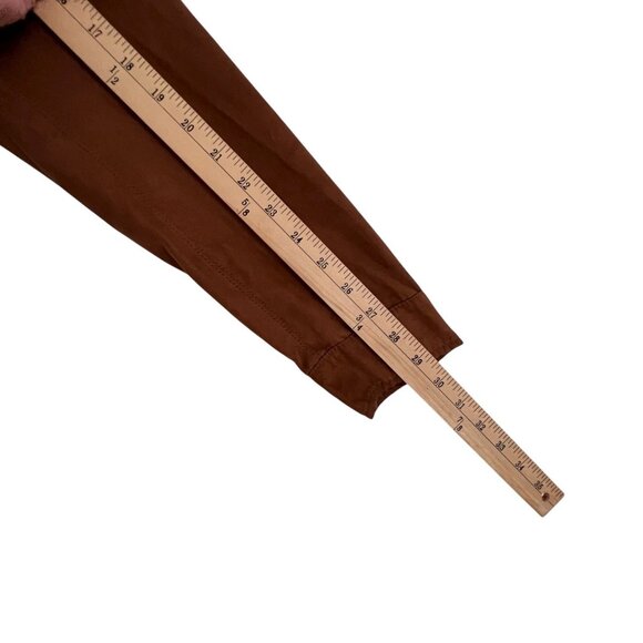 Zara Man Faux Suede Zip Jacket Shirt Men’s Small Brown Overshirt Shacket - Picture 12 of 13